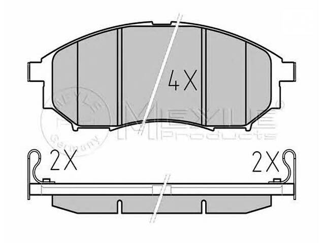 Комплект колодок гальмівного диска - Фото 1