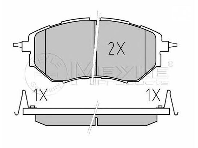 Комплект колодок гальмівного диска - Фото 1