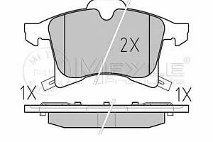 Комплект колодок гальмівного диска