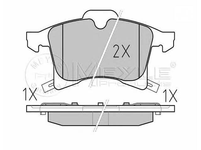 Комплект колодок гальмівного диска - Фото 1