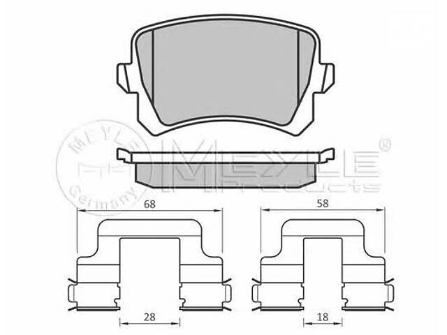 Комплект колодок гальмівного диска - Фото 1