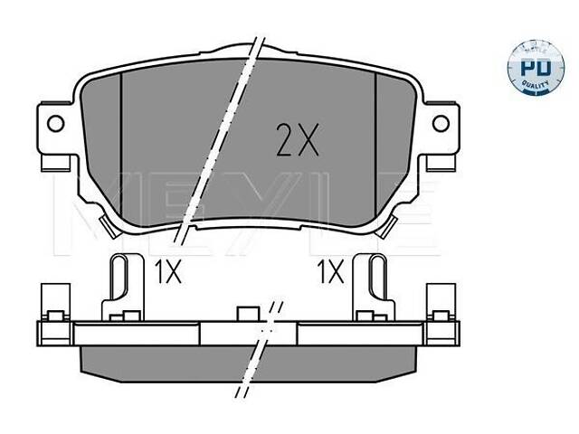 Комплект колодок гальмівного диска - Фото 1