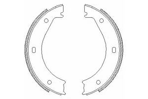Комплект колодок стояночного тормоза