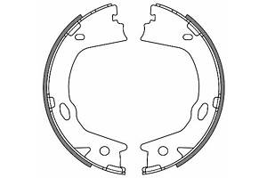 Комплект колодок стояночного тормоза