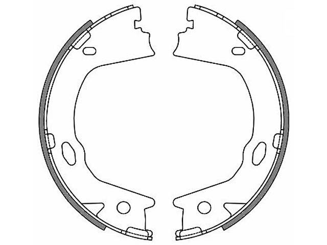 Комплект колодок стояночного тормоза