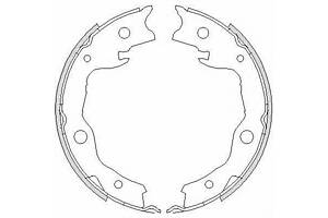 Комплект колодок стояночного тормоза