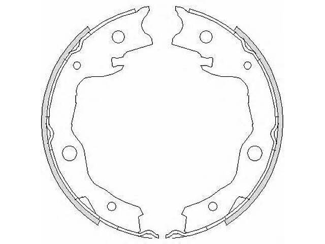 Комплект колодок стояночного тормоза