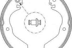 Комплект колодок тормозного барабана 4647.00