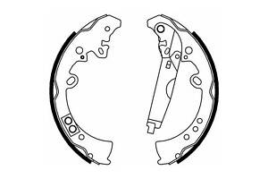 Комплект колодок тормозного барабана FSB4010