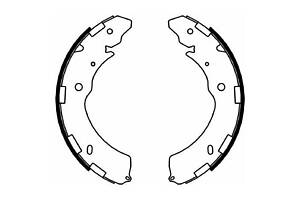 Комплект колодок тормозного барабана FSB4052