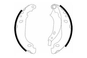 Комплект колодок тормозного барабана FSB584