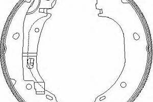 Комплект колодок тормозного барабана