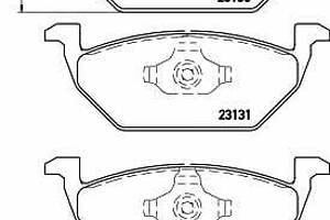 Комплект колодок тормозного диска 2313101