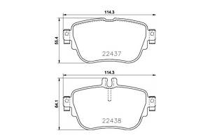 Комплект колодок тормозного диска 8DB355025781