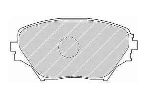 Комплект колодок тормозного диска FDB1514