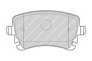 Комплект колодок тормозного диска FDB1655