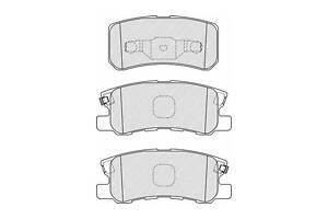 Комплект колодок тормозного диска FDB1992