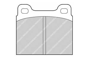 Комплект колодок тормозного диска FDB2M