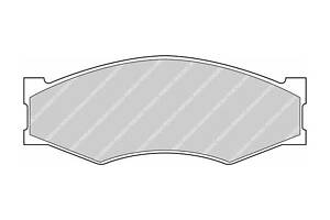 Комплект колодок тормозного диска FDB340