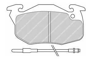 Комплект колодок гальмівного диска FDB393