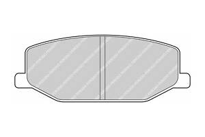 Комплект колодок гальмівного диска FDB396