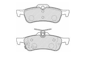 Комплект колодок тормозного диска FDB4041