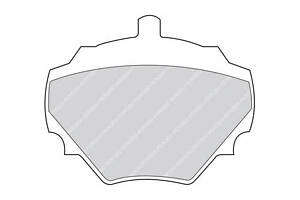 Комплект колодок тормозного диска FDB844