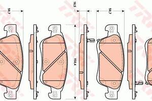 Комплект колодок тормозного диска GDB3503