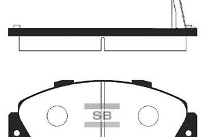 Комплект колодок тормозного диска SP1076F