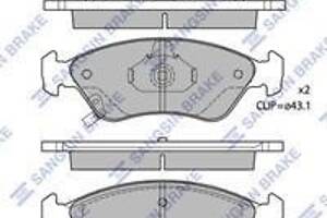 Комплект колодок тормозного диска SP1079F