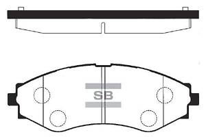 Комплект колодок тормозного диска SP1103