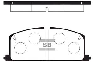 Комплект колодок гальмівного диска SP1105