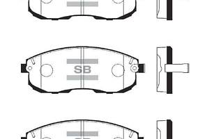 Комплект колодок гальмівного диска SP1107F