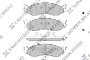 Комплект колодок гальмівного диска SP1112