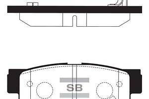 Комплект колодок тормозного диска SP1117