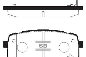 Комплект колодок тормозного диска SP1192