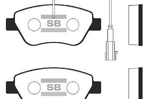 Комплект колодок тормозного диска SP1201
