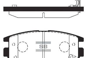 Комплект колодок гальмівного диска SP1205