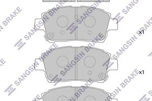 Комплект колодок гальмівного диска SP1232