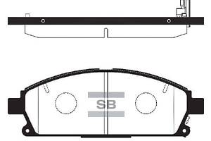 Комплект колодок гальмівного диска SP1365