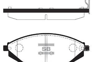 Комплект колодок тормозного диска SP1392