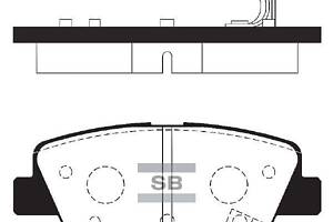 Комплект колодок тормозного диска SP1401