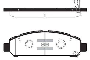 Комплект колодок тормозного диска SP1454