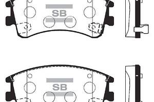 Комплект колодок гальмівного диска SP1518