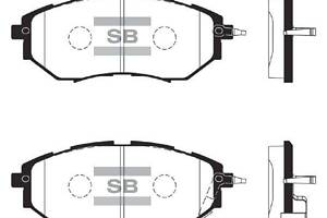 Комплект колодок гальмівного диска SP1534