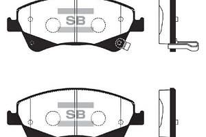 Комплект колодок тормозного диска SP1580