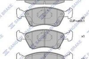 Комплект колодок гальмівного диска SP1597