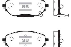 Комплект колодок тормозного диска SP1700