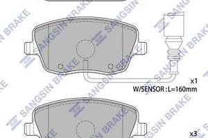 Комплект колодок гальмівного диска SP1806A