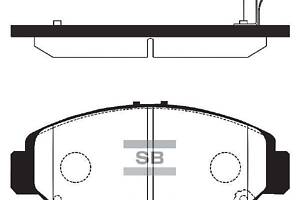 Комплект колодок тормозного диска SP2012